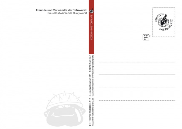 Postkarte: Entdecke die Wurst in Dir - Currywurst