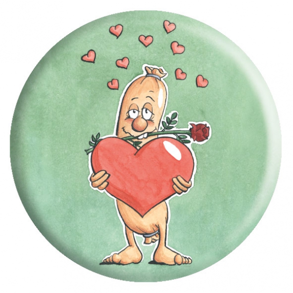 Button: Valentinswurst