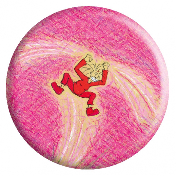 Button: Wie is' es Dir? - In die Luft gehen